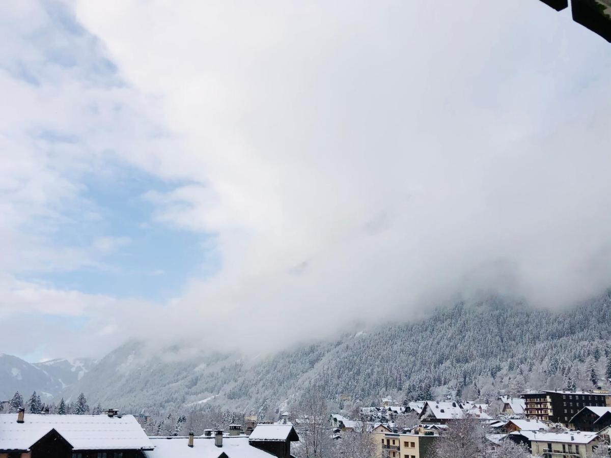Mont Blanc 43, Vue Mont Blanc , Balcon, Parking Apartment Chamonix Bagian luar foto
